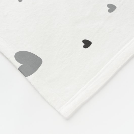 Minimalistischer Meilenstein für einfache Zwilling Fleecedecke (Ecke)