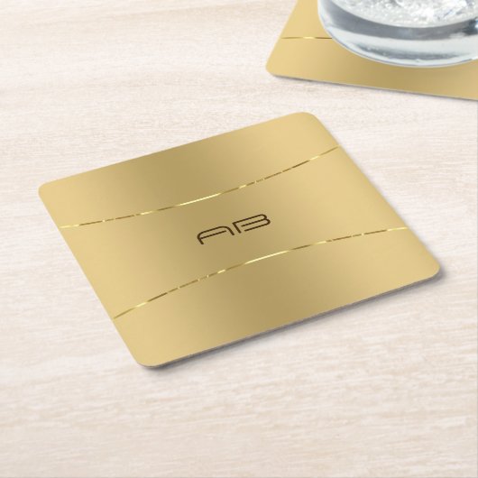 Minimalistischer metallischer Hintergrund Rechteckiger Pappuntersetzer (angewinkelt)