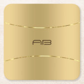 Minimalistischer metallischer Hintergrund Rechteckiger Pappuntersetzer (Vorderseite)