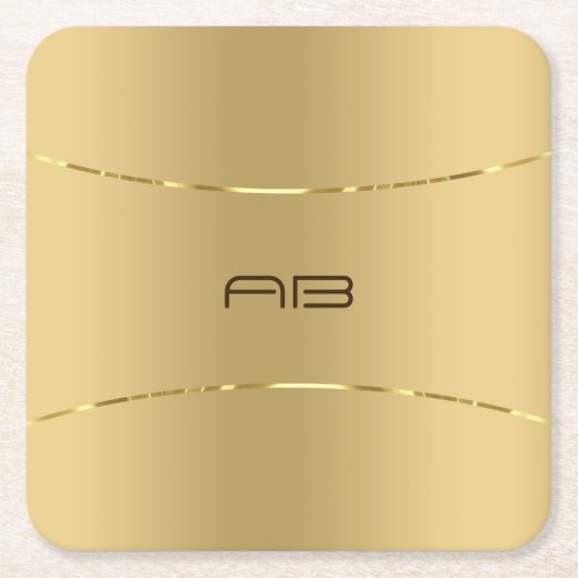 Minimalistischer metallischer Hintergrund Rechteckiger Pappuntersetzer (Vorderseite)