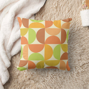 Minimalistischer Mid-Century-Halbkreismuster Kissen