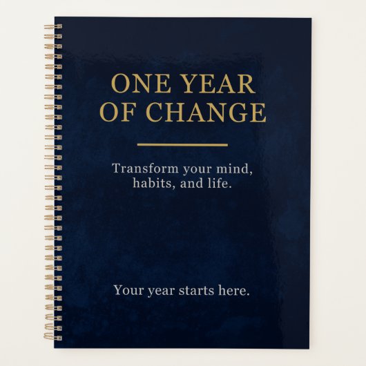 Minimalistischer Mind Reset Planer (Vorderseite)