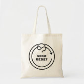 Minimalistischer Mind-Reset-Tragetasche - Modern Tragetasche (Vorne)