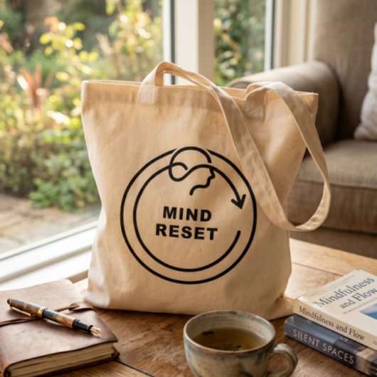 Minimalistischer Mind-Reset-Tragetasche - Modern Tragetasche