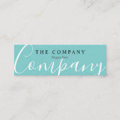 Minimalistischer Mini Visitenkarte (Vorderseite)