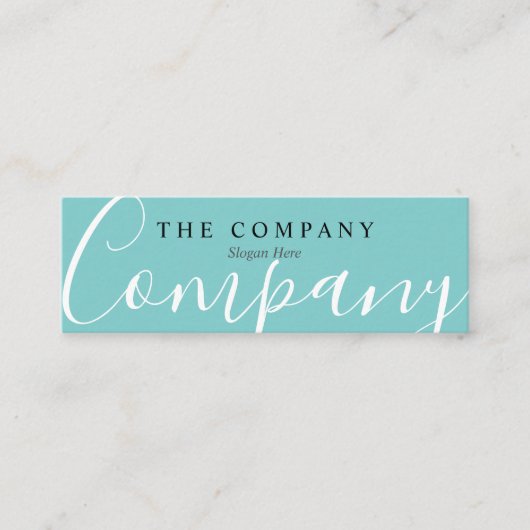 Minimalistischer Mini Visitenkarte (Vorderseite)