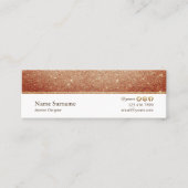 Minimalistischer Mini Visitenkarte (Vorderseite)