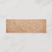 Minimalistischer Mini Visitenkarte (Rückseite)