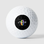 Minimalistischer mit Monogramm Anfangsbuchstabe C  Golfball (Vorderseite)