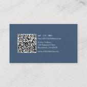 Minimalistischer Mode-Designer Beruflich Visitenkarte (Rückseite)