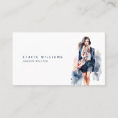 Minimalistischer Mode-Designer Beruflich Visitenkarte (Vorderseite)