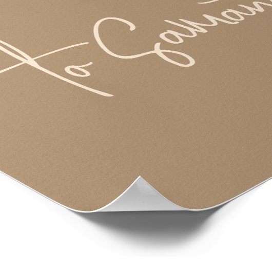 Minimalistischer, moderner Bärenspül Poster (Ecke)