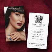 Minimalistischer moderner Beruflicher QR-Code Visitenkarte