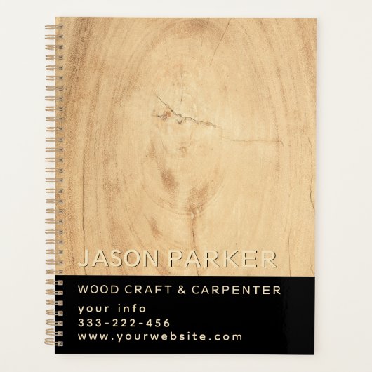 Minimalistischer, moderner beruflicher Teppichbode Planer (Vorderseite)