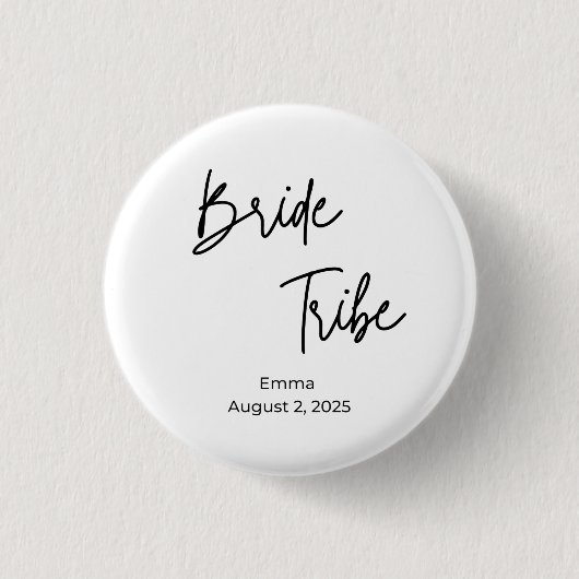 Minimalistischer moderner Brauenstamm Bachelorette Button (Vorderseite)