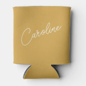 Minimalistischer, moderner Chic Calligrafy Name Ge Dosenkühler (Vorderseite)