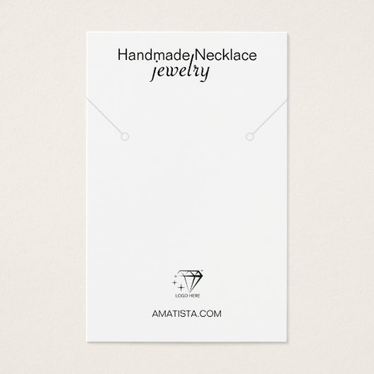 Minimalistischer moderner Design Necklace Earring (Vorderseite)