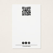 Minimalistischer moderner Design Necklace Earring (Rückseite)