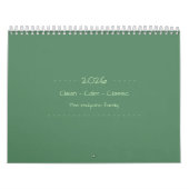 Minimalistischer moderner eleganter Kalender 2026 (Titelbild)