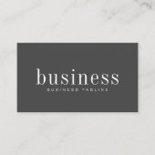 Minimalistischer moderner, eleganter QR-Code Visitenkarte (Vorderseite)