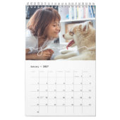 Minimalistischer moderner Foto-Kalender 2025 Kalender (Jan 2027)