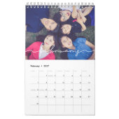Minimalistischer moderner Foto-Kalender 2025 Kalender (Feb 2027)
