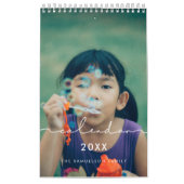 Minimalistischer moderner Foto-Kalender 2025 Kalender (Titelbild)
