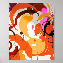 Minimalistischer moderner geometrischer Kunstposte