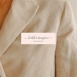 Minimalistischer moderner Handschrifts-Schriftart Namensschild