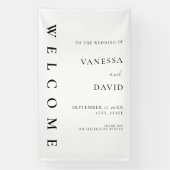 Minimalistischer moderner Hochzeitstag Banner (Vertikal)