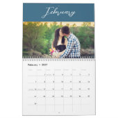 Minimalistischer moderner Kalender (Feb 2027)