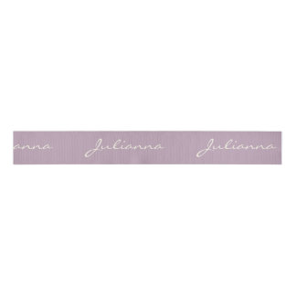 Minimalistischer moderner Kalligraphie Lilac Lila Ripsband