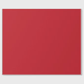 Minimalistischer moderner Klassiker Rot Geschenkpapier (Flach)