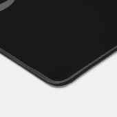 Minimalistischer moderner Monogramm-Anfangsname Schreibtischunterlage (Ecke)