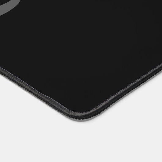 Minimalistischer moderner Monogramm-Anfangsname Schreibtischunterlage (Ecke)