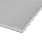 Minimalistischer moderner Monogramm-Name schwarz g Schneidebrett (Ecke)