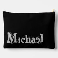 Minimalistischer moderner Monogrammname Schwarz-we