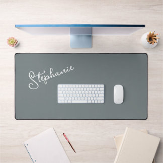 Minimalistischer, moderner, Personalisierter Skrip Schreibtischunterlage
