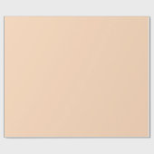 Minimalistischer moderner Pfirsich Geschenkpapier (Flach)