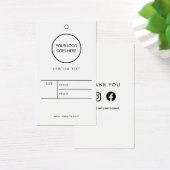 Minimalistischer, moderner Produktpreis (Schreibtisch)