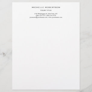 Minimalistischer moderner professioneller Kreative Briefbogen