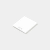 Minimalistischer moderner Profi Post-it Klebezettel (angewinkelt)