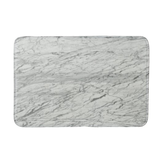 minimalistischer, moderner, schick-grau Marmor Badematte (Vorderseite)