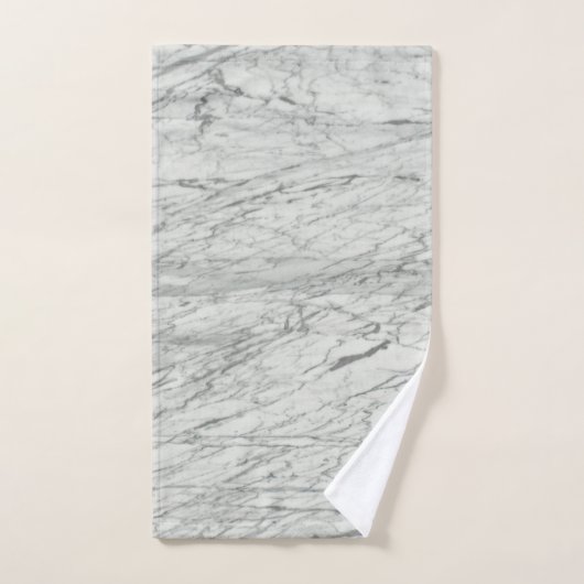 minimalistischer, moderner, schick-grau Marmor Badhandtuch Set (Handtuch)