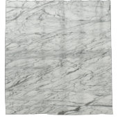 minimalistischer, moderner, schick-grau Marmor Duschvorhang (Vorderseite)