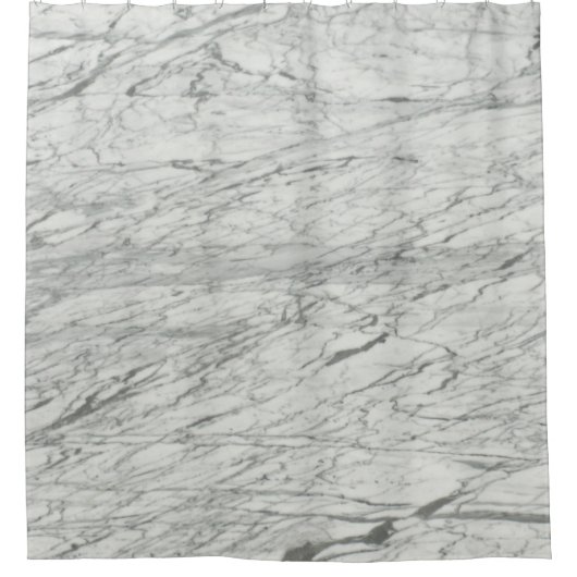 minimalistischer, moderner, schick-grau Marmor Duschvorhang (Vorderseite)