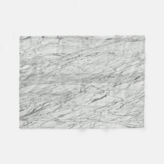 minimalistischer, moderner, schick-grau Marmor Fleecedecke (Vorderseite (Horizontal))