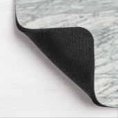 minimalistischer, moderner, schicker grauer Marmor Mousepad (Ecke)