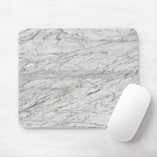 minimalistischer, moderner, schicker grauer Marmor Mousepad (Mit Mouse)