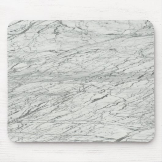 minimalistischer, moderner, schicker grauer Marmor Mousepad (Vorne)